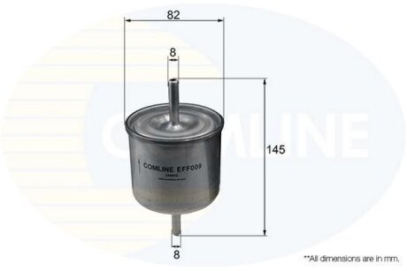 - Фільтр палива (аналогWF8069/KL61) COMLINE EFF009