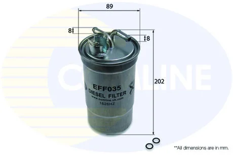 Comline - Фільтр палива (аналогWF8046/KL147D) COMLINE EFF035