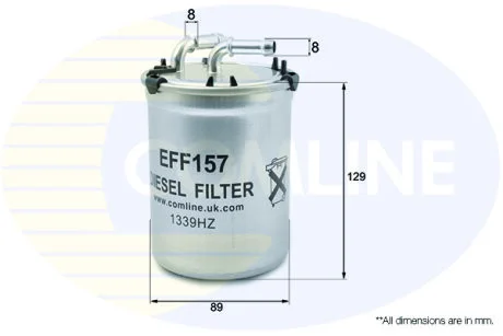Comline - Фільтр палива (аналогWF8379/KL494) COMLINE EFF157