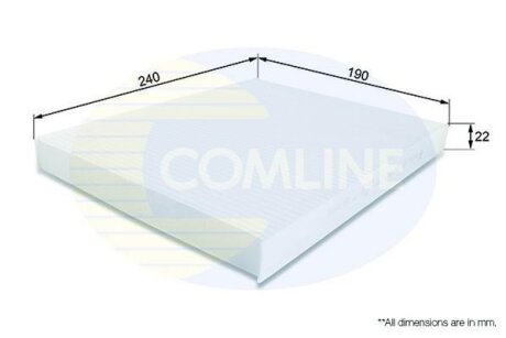 - Фільтр салону (аналогWP9360/LAK463) COMLINE EKF151