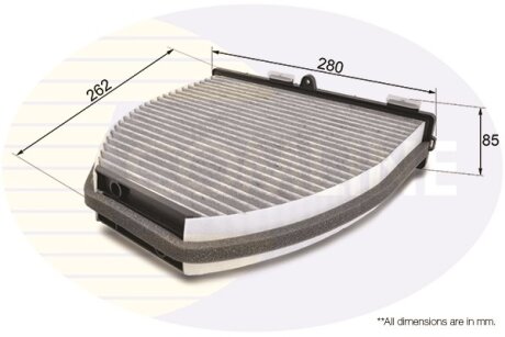 - Фільтр салону (аналогWP9335/LAK413) COMLINE EKF176A