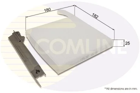 Comline - Фільтр салону (аналогWP6990/LA230) COMLINE EKF183