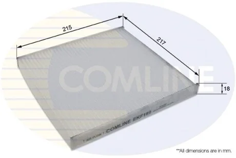 Comline - Фільтр салону (аналогWP9026/LA477) COMLINE EKF189