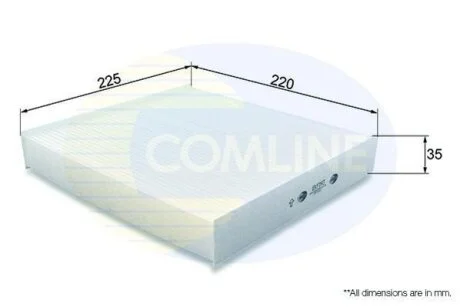 Comline - Фільтр салону (аналогWP9142) COMLINE EKF193