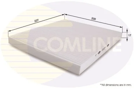 Comline - Фільтр салону (аналогWP9302/LA301) COMLINE EKF204