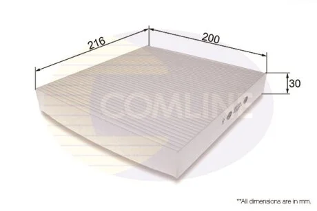 Comline - Фільтр салону (аналогWP9322/LA424) COMLINE EKF264