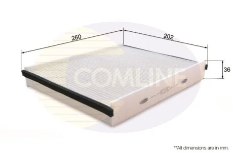 Comline - Фільтр салону (аналогWP2097/LAK875) COMLINE EKF375