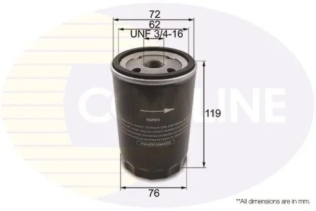 Comline - Фільтр оливи (аналогWL7110/OC49) COMLINE EOF053