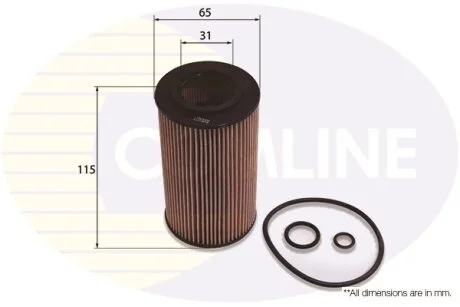 Comline - Фільтр оливи (аналогWL7240/OX153D3) COMLINE EOF073