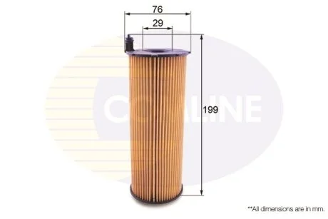 Comline - Фільтр оливи (аналогWL7439/OX196/1D) COMLINE EOF182