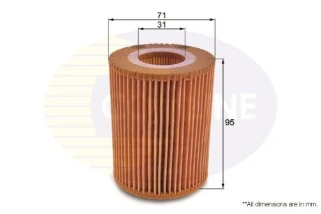 Comline - Фільтр оливи (аналогWL7416/OX380D) COMLINE EOF186