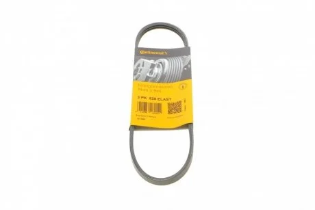 Ремінь генератора поліклиновий CONTINENTAL Contitech 3PK628 ELAST