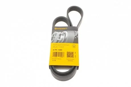 Ремінь генератора поліклиновий CONTINENTAL Contitech 6PK1090