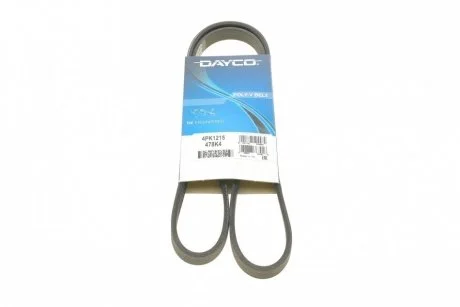 Ремінь генератора поліклиновий DAYCO 4PK1215