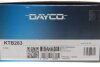 Ремонтний комплект для заміни паса газорозподільчого механізму DAYCO KTB283 (фото 7)