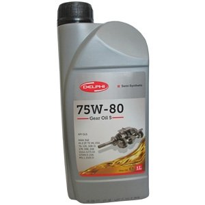 Трансмісійна олива Gear Oil 5 75W-80, 1л Delphi 28344397