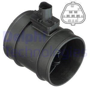 Датчик масової витрати повітря Delphi AF10410-12B1