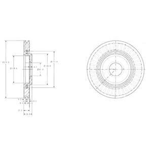 Диск гальмівний Delphi BG3620