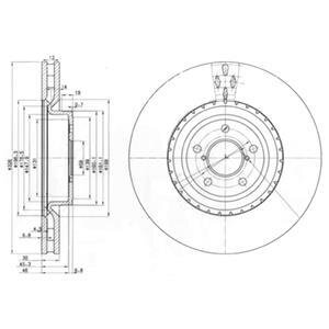 Фото диск гальмівний Delphi BG3818 Диск гальмівний Delphi BG3818