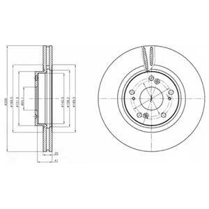 Диск гальмівний Delphi BG4224