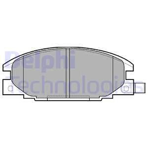 Колодки гальмівні Delphi LP0629
