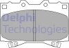 Колодки тормозные передние дисковые Delphi LP1308 (фото 1)