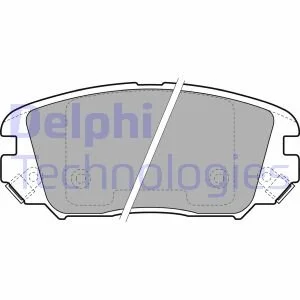 Комплект гальмівних колодок з 4 шт. дисків Delphi LP1974