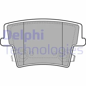 Комплект гальмівних колодок з 4 шт. дисків Delphi LP2035