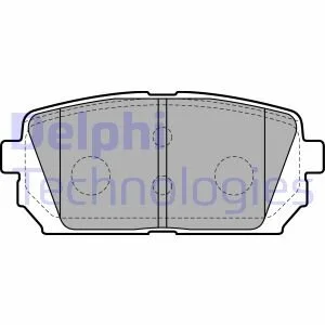 Комплект гальмівних колодок з 4 шт. дисків Delphi LP2051