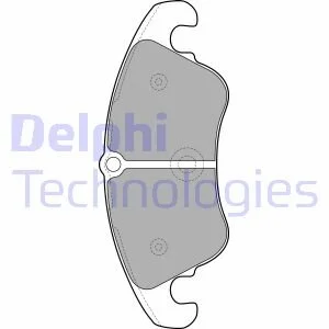 Комплект гальмівних колодок з 4 шт. дисків Delphi LP2077