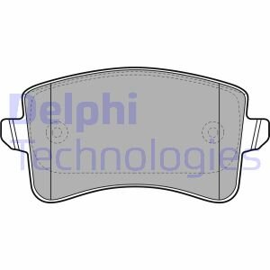 Комплект гальмівних колодок з 4 шт. дисків Delphi LP2106