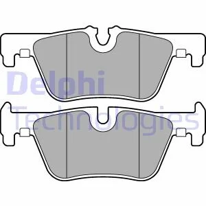 Комплект гальмівних колодок з 4 шт. дисків Delphi LP2286