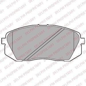 Комплект гальмівних колодок з 4 шт. дисків Delphi LP2294