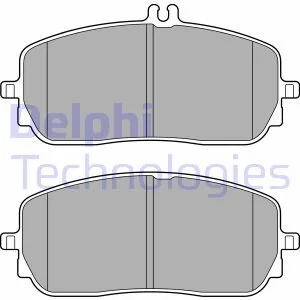 Комплект гальмівних колодок з 4 шт. дисків Delphi LP3437