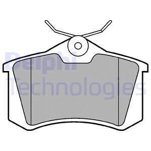 Гальмівні колодки дискові AUDI/FORD(Europe)/SEAT S Delphi LP565