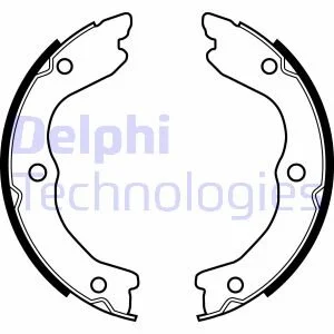 Гальмівні колодки барабані Delphi LS2038