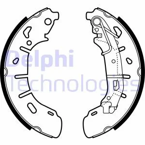 Комплект гальмівних колодок з 4 шт. барабанів Delphi LS2050