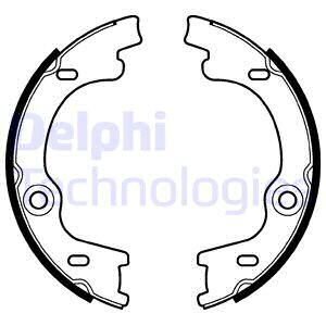 Комплект гальмівних колодок з 4 шт. барабанів Delphi LS2129