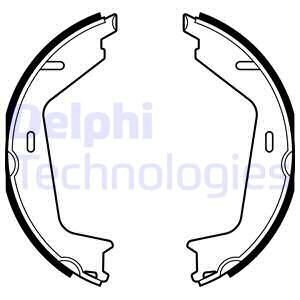 Комплект гальмівних колодок з 4 шт. барабанів Delphi LS2144