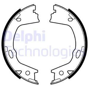 Комплект гальмівних колодок з 4 шт. барабанів Delphi LS2153