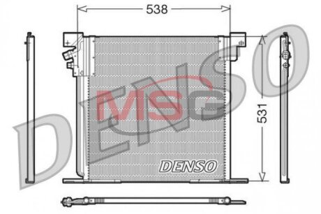Акция Радіатор кондиціонера MERCEDES-BENZ Vito W638 96-03 DENSO DCN17030