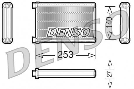 Радіатор системи опалення салона DENSO DRR05005