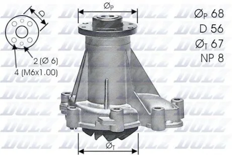 Насос водяний Dolz MB Sprinter DOLZ M176