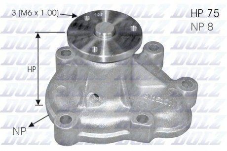 Насос водяний DOLZ O144