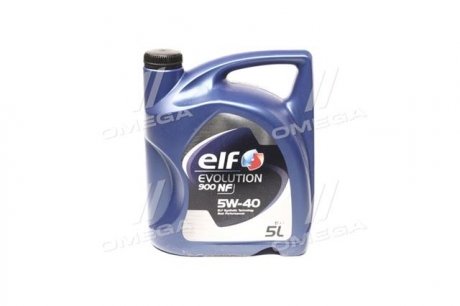 Олива моторна Evolution 900 NF 5W-40, 5л. ELF 216651