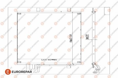 РАДІАТОР КОНДИЦІОНЕРА EUROREPAR 1610159980