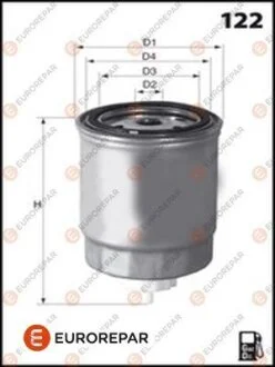 - ФІЛЬТР ПАЛИВНИЙ ДИЗ. EUROREPAR E148086