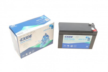 Акумулятор мото AGM 12V/7Ah/85A EXIDE AGM12-7F