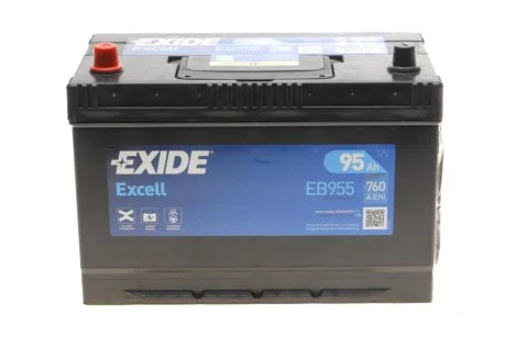 Батарея акумуляторна Exide Excell 12В 95Аг 720А(АЗІЯ) L+ EXIDE EB955