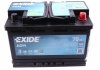Акумулятор START-STOP AGM (278×175×190), 70Ач, 760А, R+ EXIDE EK700 (фото 1)